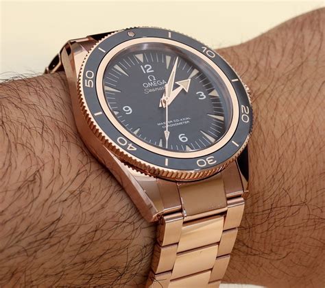 omega seamaster 300 master co-axial sedna gold|omega seamaster professional 300m 41mm.